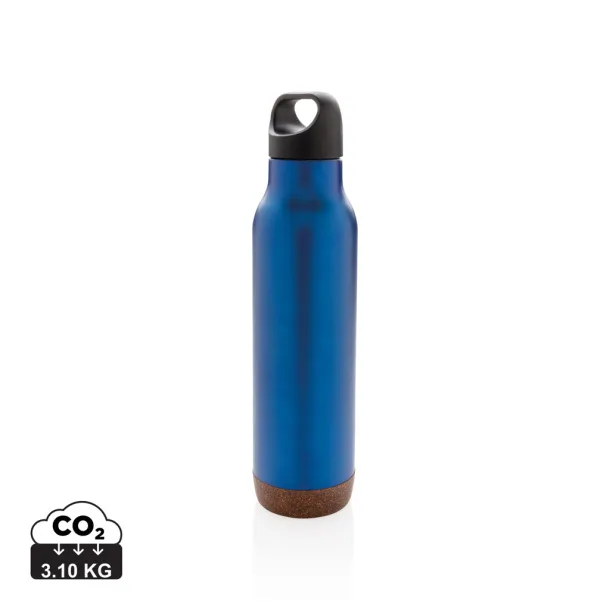  Cork leakproof vacuum flask - XD Collection Blue 