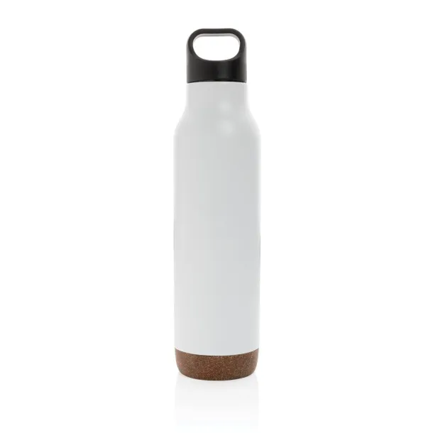  Cork leakproof vacuum flask - XD Collection White 