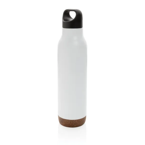  Cork leakproof vacuum flask - XD Collection White 