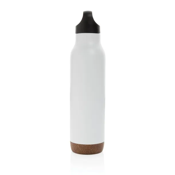  Cork leakproof vacuum flask - XD Collection White 