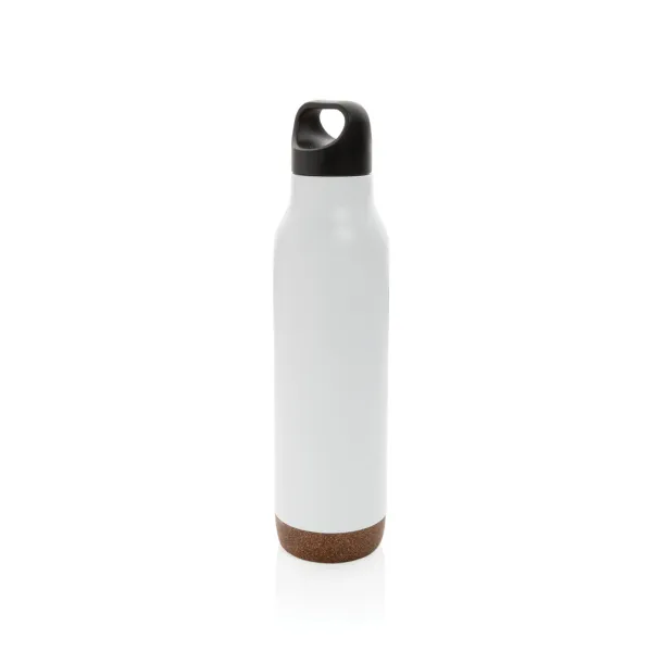  Cork leakproof vacuum flask - XD Collection White 