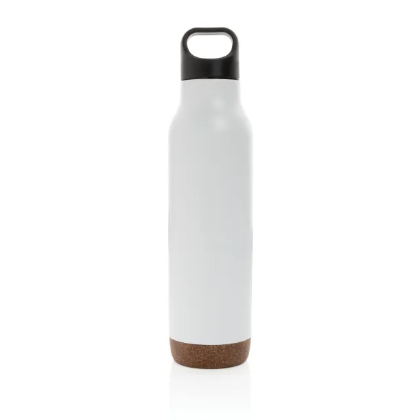  Cork leakproof vacuum flask - XD Collection White 