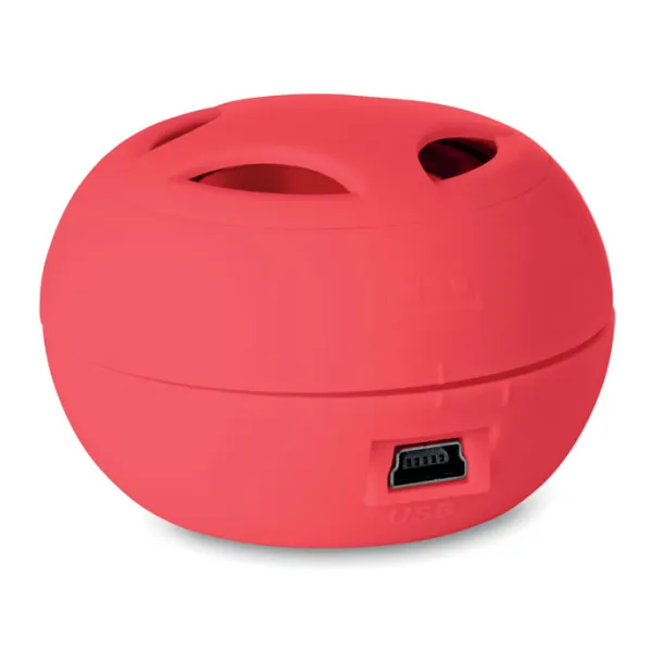 MINI SOUND Mini speaker with cable Red