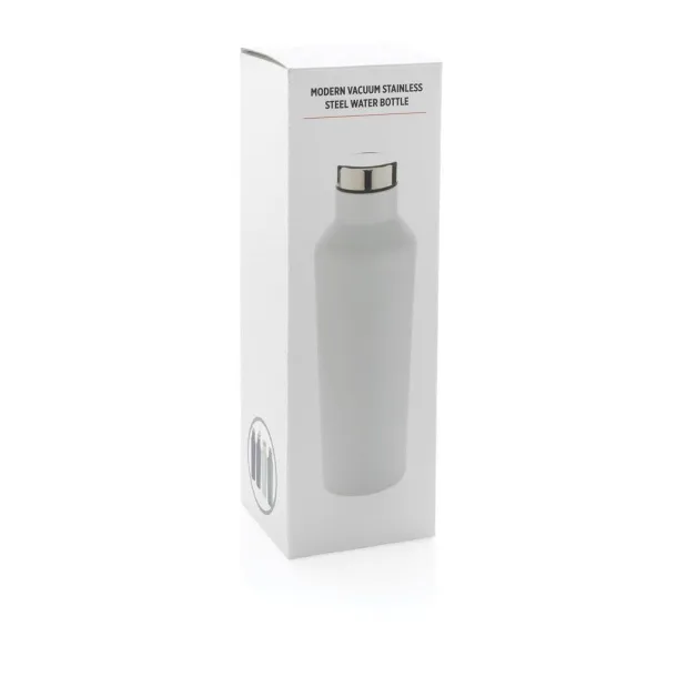  Modern vacuum stainless steel water bottle - XD Collection White 