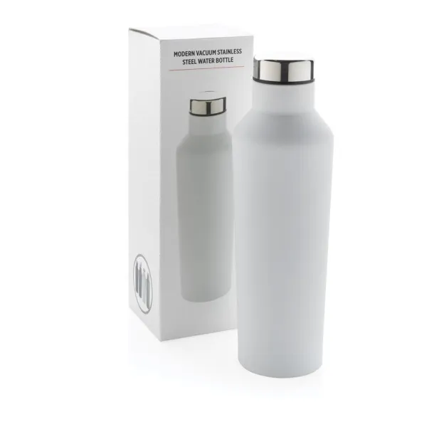  Modern vacuum stainless steel water bottle - XD Collection White 