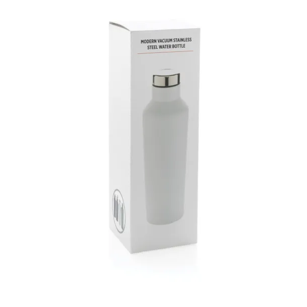  Modern vacuum stainless steel water bottle - XD Collection White 