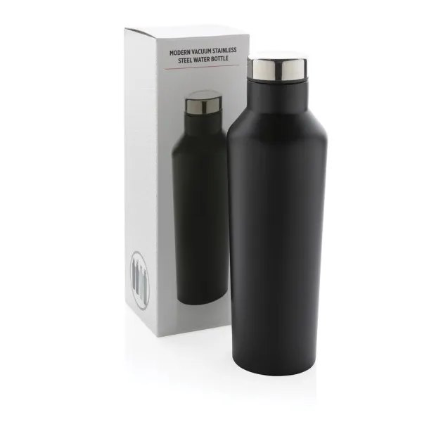  Modern vacuum stainless steel water bottle - XD Collection Black 