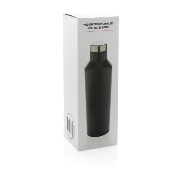  Modern vacuum stainless steel water bottle - XD Collection Black 