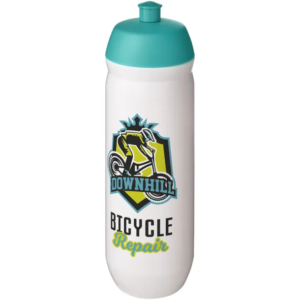 HydroFlex™ 750 ml sport bottle Aqua blue White