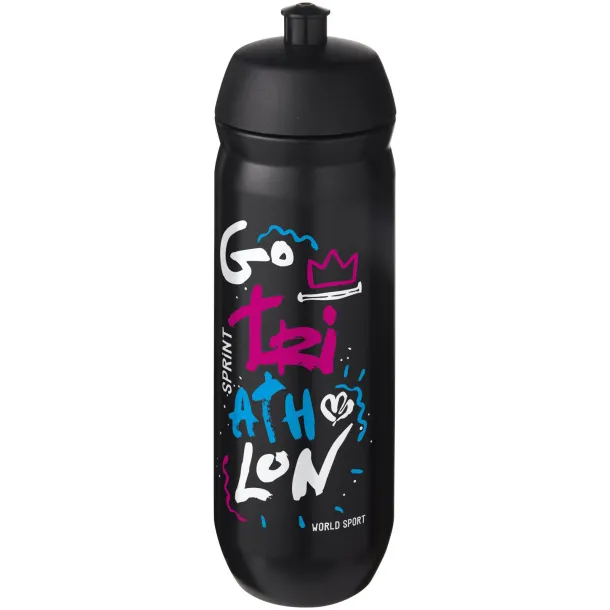 HydroFlex™ 750 ml sport bottle Solid black Solid black