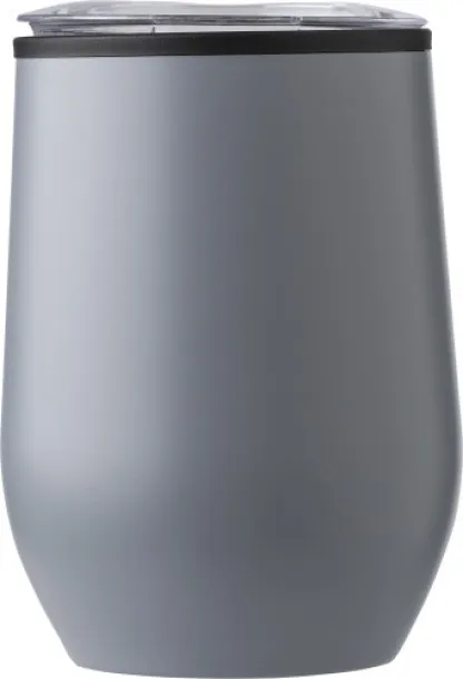  Stainless steel travel mug Zoe grey