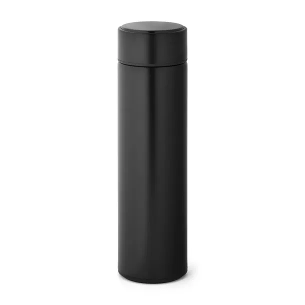 ROSSI 470 ml vacuum insulated thermos bottle - Beechfield Black