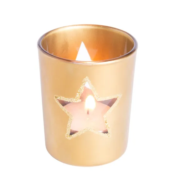 Zamir candle  Gold White