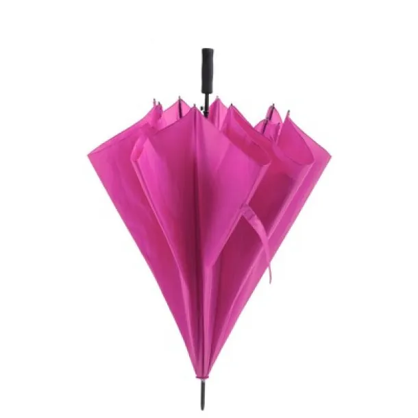  Big windproof automatic umbrella fuchsia