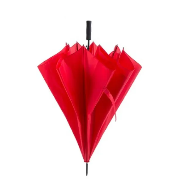  Big windproof automatic umbrella Crvena