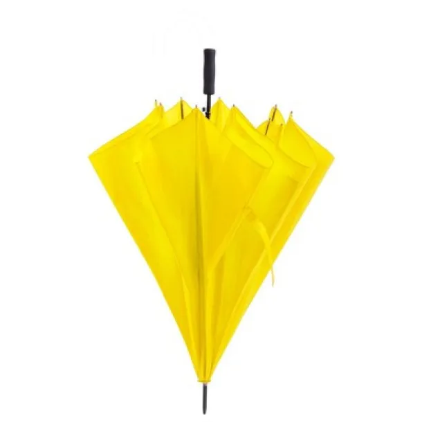  Big windproof automatic umbrella yellow