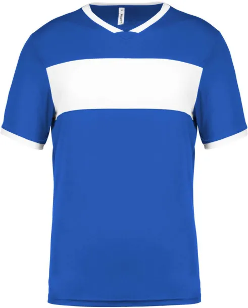  ADULTS' SHORT-SLEEVED JERSEY - Proact Sporty Royal Blue White