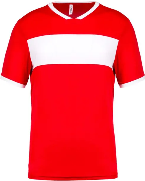  ADULTS' SHORT-SLEEVED JERSEY - Proact Sporty Red White