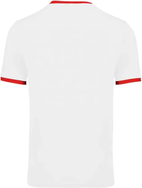  ADULTS' SHORT-SLEEVED JERSEY - Proact White Sporty Red