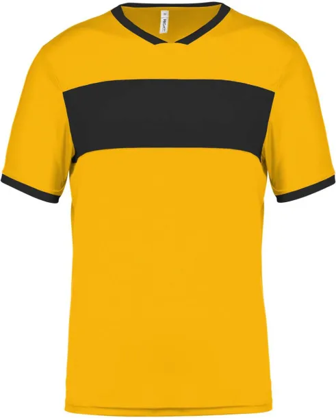  ADULTS' SHORT-SLEEVED JERSEY - Proact Sporty Yellow Black