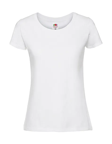  Ladies Ringspun Premium T - Fruit of the Loom Bijela