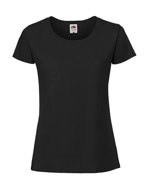  Ladies Ringspun Premium T - Fruit of the Loom Black