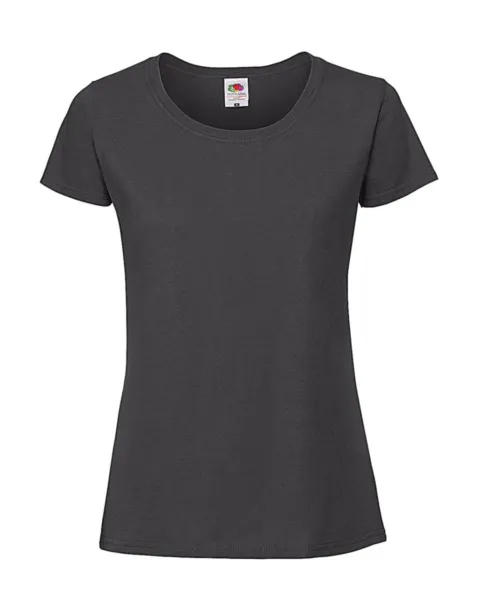  Ladies Ringspun Premium T - Fruit of the Loom Light Graphite