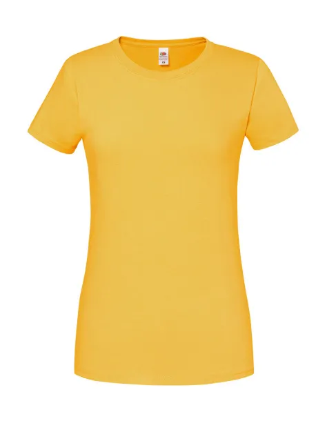  Ladies Ringspun Premium T - Fruit of the Loom Sunflower