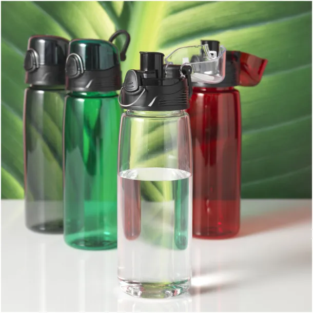 Capri 700 ml sport bottle Transparent black