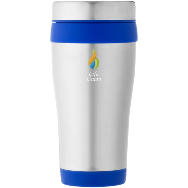 Elwood 410 ml insulated tumbler - Unbranded Silver Blue