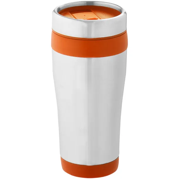 Elwood 410 ml insulated tumbler Silver Orange