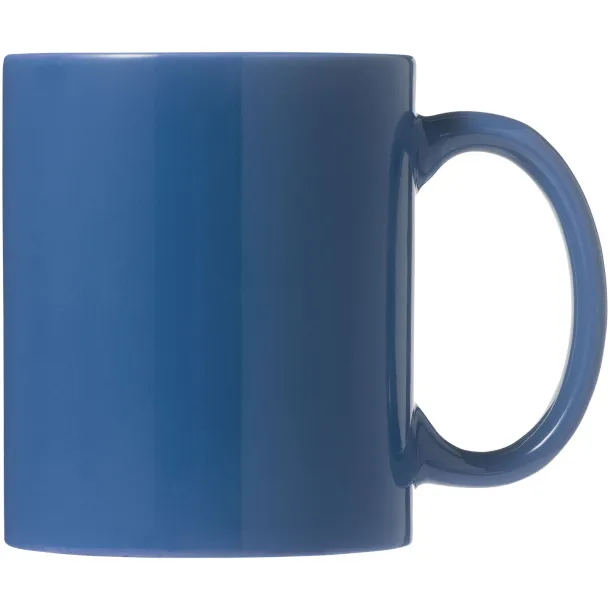 Santos 330 ml ceramic mug - Unbranded Blue