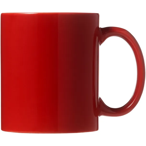 Santos 330 ml ceramic mug - Unbranded Red