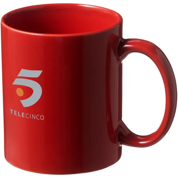 Santos 330 ml ceramic mug - Unbranded Red