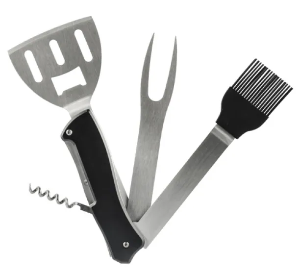 STEAK Barbecue set Black