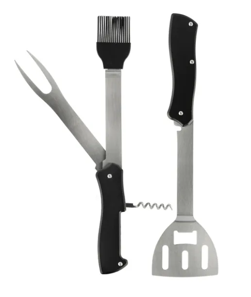 STEAK Barbecue set Black