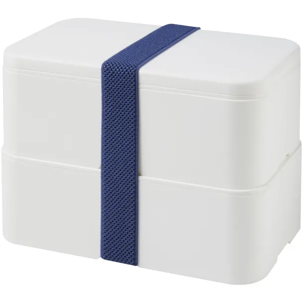 MIYO double layer lunch box - Unbranded White White