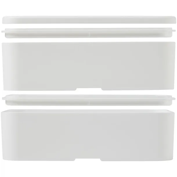 MIYO double layer lunch box - Unbranded White White