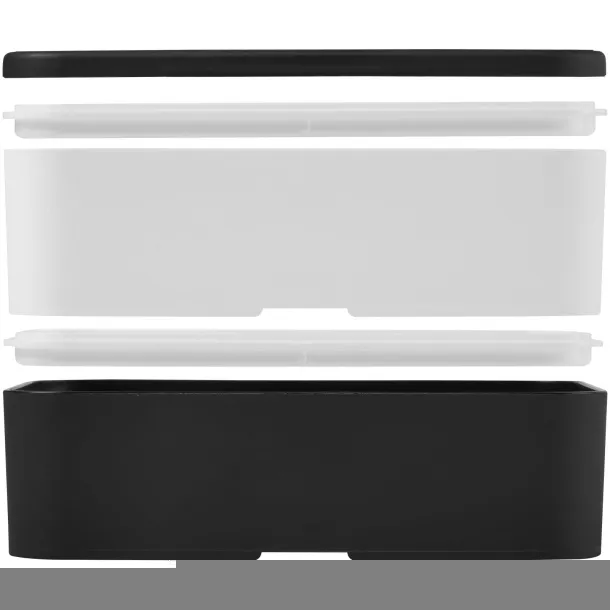MIYO double layer lunch box Crna White