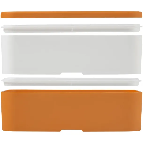 MIYO double layer lunch box Orange White