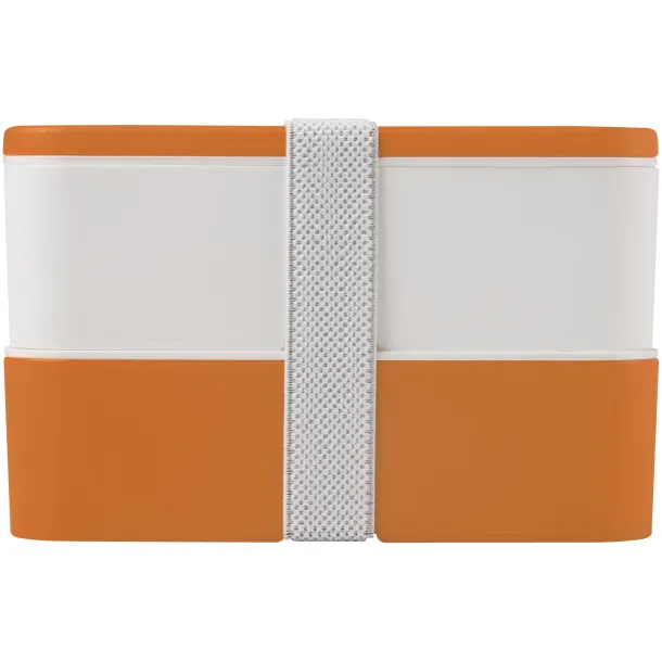 MIYO double layer lunch box Orange White