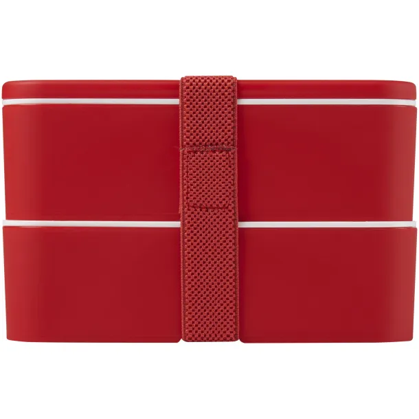 MIYO double layer lunch box Red Red