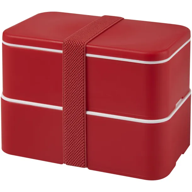 MIYO double layer lunch box Red Red