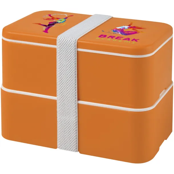 MIYO double layer lunch box Orange Orange