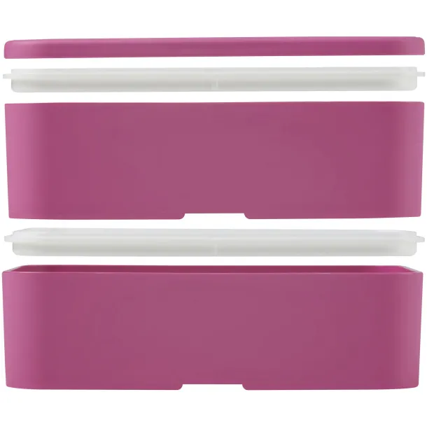 MIYO double layer lunch box Magenta Magenta