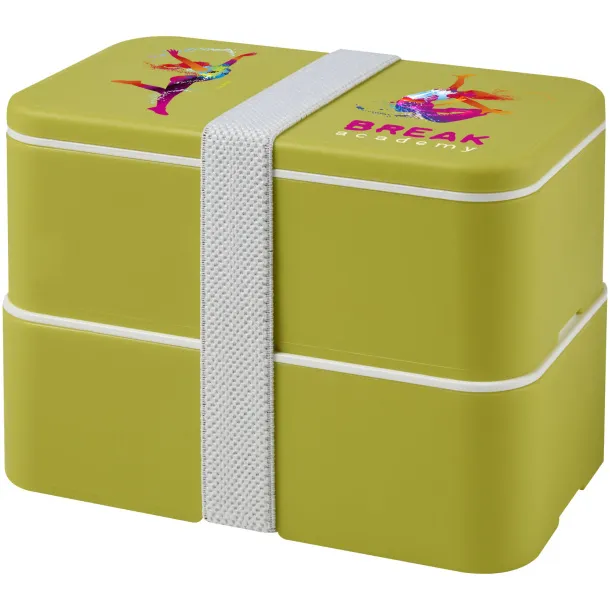 MIYO double layer lunch box Lime Lime