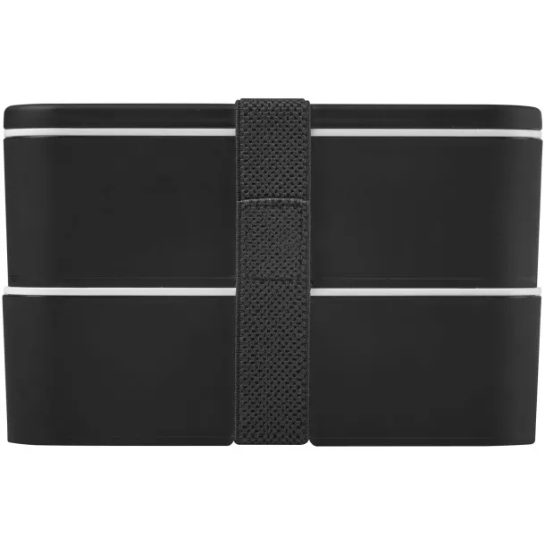 MIYO double layer lunch box Solid black Solid black