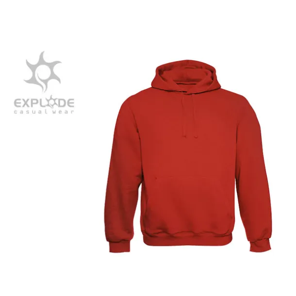 CHAMP hooded sweatshirt with kangaroo pocket - EXPLODE Red