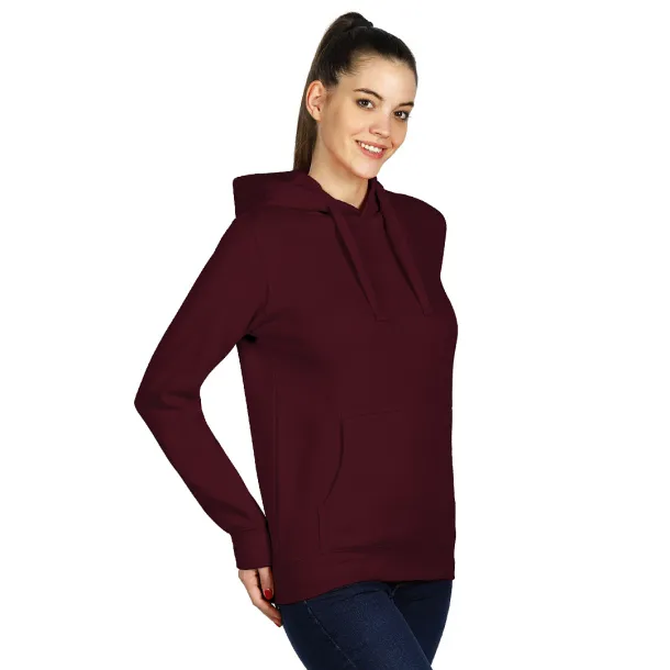 CHAMP Unisex hoodica s kapuljačom, 280g/m2 - EXPLODE Bordo