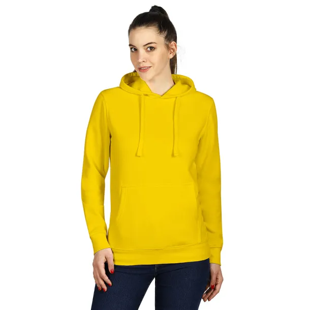 CHAMP hooded sweatshirt with kangaroo pocket - EXPLODE Yellow